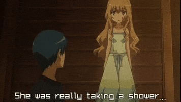 kryzpwny kawaii oppai boing toradora GIF