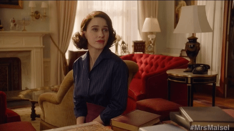 「Rachel Brosnahan gif」的圖片搜尋結果"