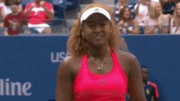 Naomi Osaka Disbelief GIF by US Open