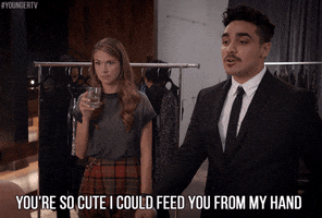 love you compliment GIF by YoungerTV