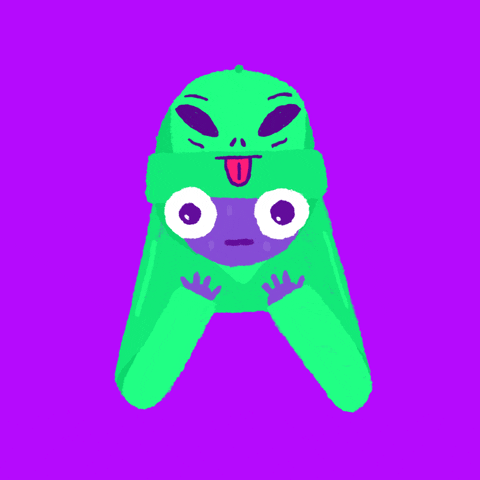 alien type GIF by gabrielpich