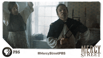 shocked mary elizabeth winstead GIF by Mercy Street PBS
