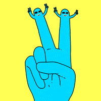 Peace Out GIF by GIPHY Studios Originals