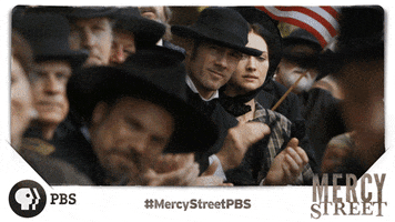 Happy Civil War GIF by Mercy Street PBS