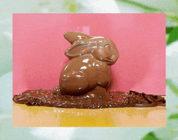 easter chocolate bunny GIF by GIFRIENDS