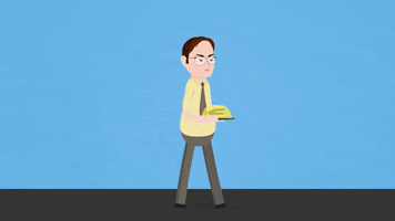 rhino-media the office prank michael scott dwight GIF