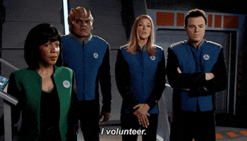 i volunteer fox broadcasting GIF by The Orville