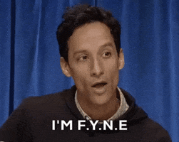 Im Fine Abed Nadir GIF by The Paley Center for Media