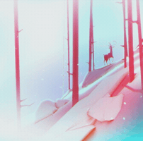 Christmas Deer GIF