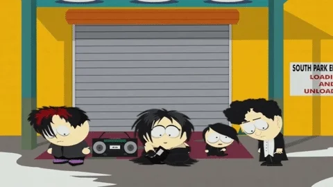 goth kids dancing GIF by South Park