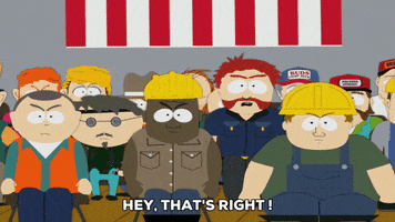crowd take er durr GIF by South Park 