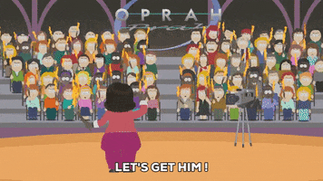 talk show audience GIF by South Park 