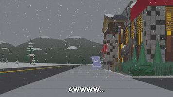 snowing towel GIF by South Park 