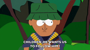 soldier talking GIF by South Park 