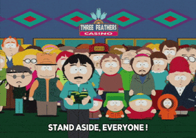 stand aside eric cartman GIF by South Park 