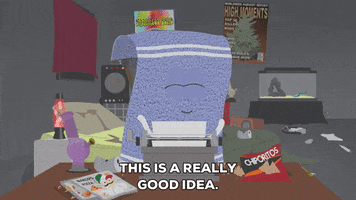 stoned towel GIF by South Park 