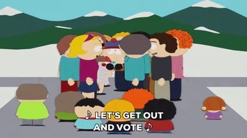 happy vote GIF by South Park