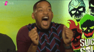 excited will smith GIF by 1LIVE