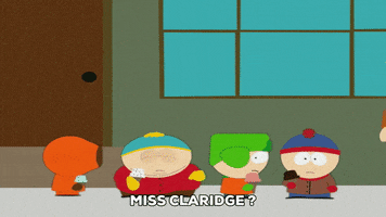 nervous eric cartman GIF by South Park 