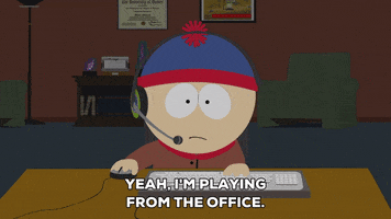 world of warcraft headset GIF by South Park