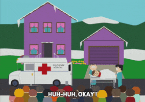 ambulance diane choksondik GIF by South Park 