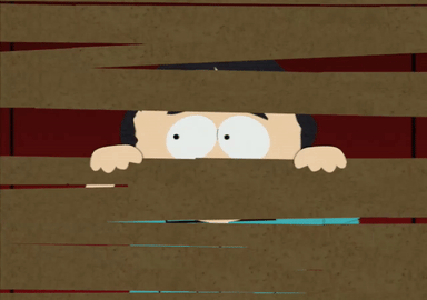 Hiding Peek GIF by South Park - Find & Share on GIPHY