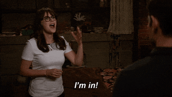 Count Me In Zooey Deschanel GIF by New Girl