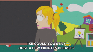 teacher questions GIF by South Park 