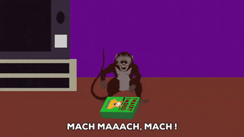 monkey mean GIF by South Park 