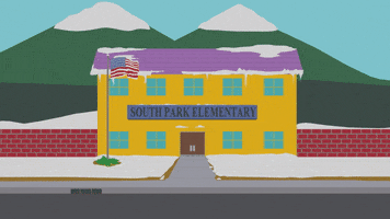 snow school GIF by South Park 