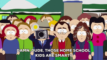 crowd waiting GIF by South Park 