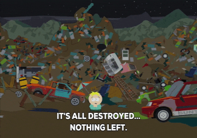 butters stotch trash GIF by South Park 