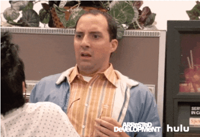Scared Arrested Development GIF by HULU - Find & Share on GIPHY