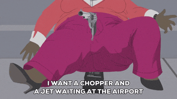 gun airport GIF by South Park 