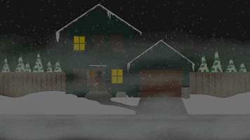 snow night GIF by South Park 