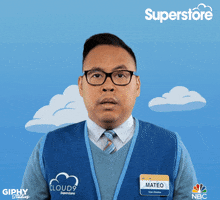 nico santos thumbs down GIF by Superstore