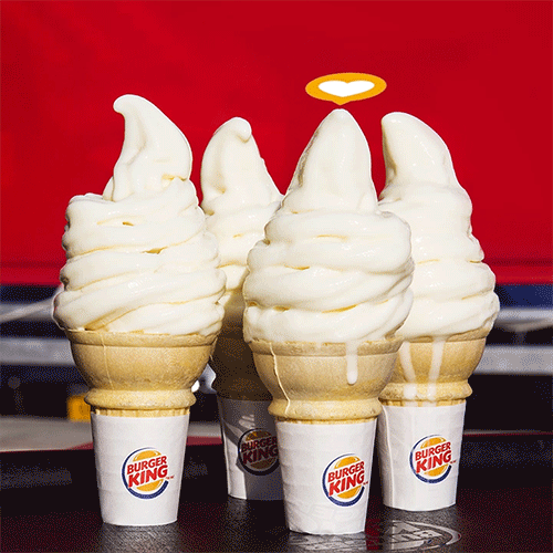 Ice Cream Vanilla GIF by Burger King - Find & Share on GIPHY