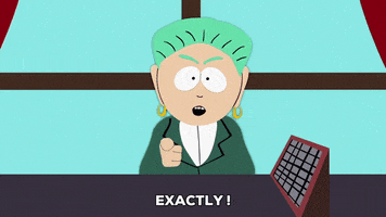 window agreeing GIF by South Park 