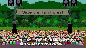 rain forest singing GIF by South Park 