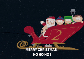 eric cartman santa GIF by South Park