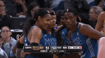 Group Hug Basketball GIF by WNBA
