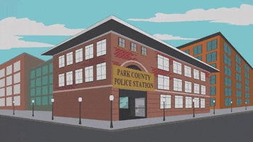 police station building GIF by South Park 