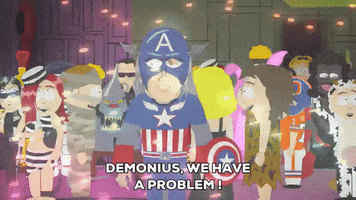 captain america party GIF by South Park 