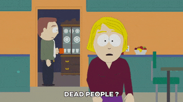 scared walking GIF by South Park 