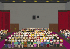 sheila broflovski crowd GIF by South Park 
