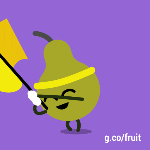 google doodle pear GIF by Google