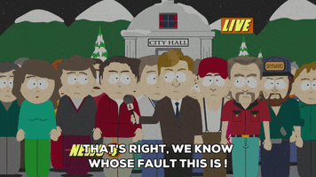 mad fault GIF by South Park 