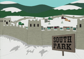 china wall GIF by South Park 