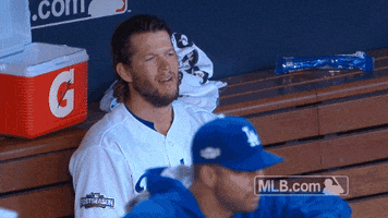 Tired Los Angeles Dodgers GIF by MLB
