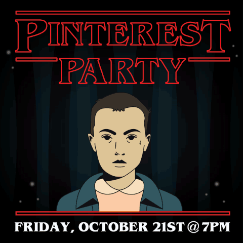 wc stranger things pintrest party wholly craft GIF
